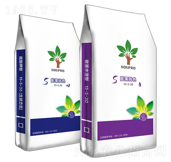 膨果轉(zhuǎn)色專用硫酸鉀型復(fù)合肥料15-5-30-施樸樂-云圖控股