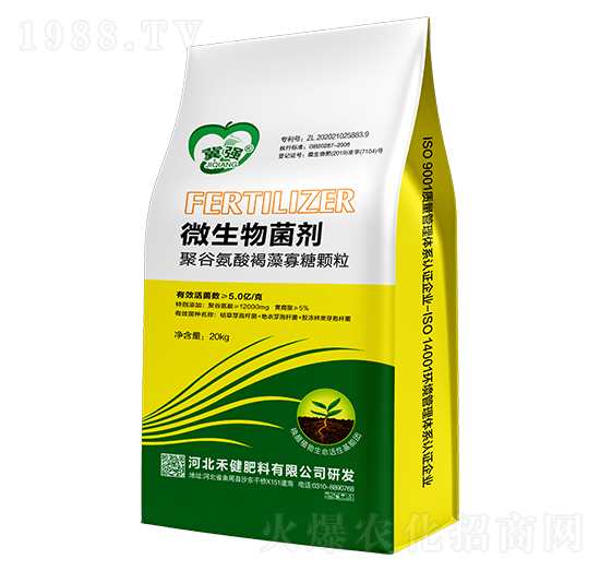 微生物菌劑-聚谷氨酸褐藻寡糖顆粒-冀強(qiáng)-禾健肥料