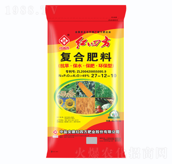 抗旱型復合肥27-12-10-紅四方