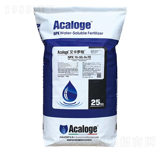 大量元素水溶肥料10-50-6+TE-艾卡羅格-海鯨