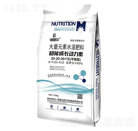 超能成長(zhǎng)動(dòng)力素大量元素水溶肥料-倍愛爾-北愛爾