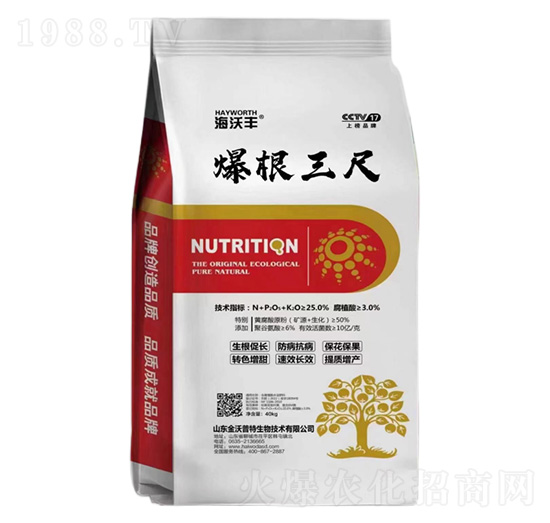 含腐殖酸水溶肥料-爆根三尺-海沃豐-海沃達(dá)生物