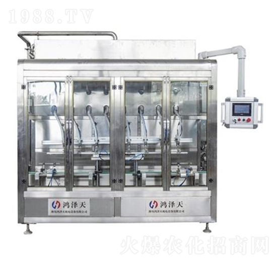 伺服活塞式灌裝機(jī)-鴻澤天