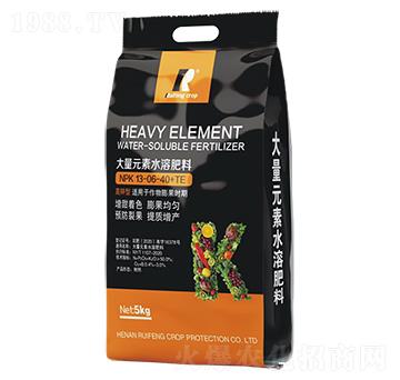 高鉀型大量元素水溶肥料13-0-40+TE-銳豐作物