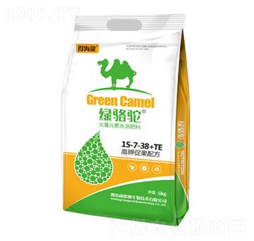 綠駱駝高鉀促果大量元素水溶肥料15-7-38+TE-得海龍-康恩地