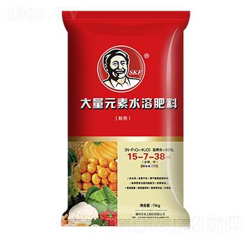 大量元素水溶肥料15-7-38+TE-施可豐