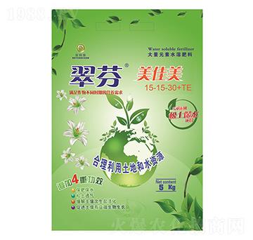 高鉀型大量元素水溶肥15-15-30+TE-翠芬美佳美-百陽(yáng)墾