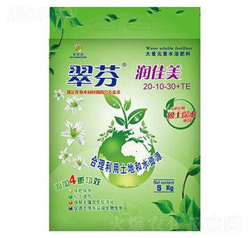 高氮鉀型大量元素水溶肥20-10-30+TE-翠芬潤(rùn)佳美-百陽(yáng)墾