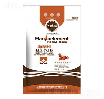 高鉀膨果上色大量元素水溶肥13-6-40+TE-海萃姆-正能量