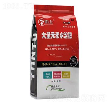 高鉀型大量元素水溶肥13-7-40+TE-研土生物