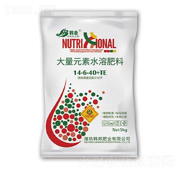 大量元素水溶肥料14-6-40+TE-韓金-韓邦肥業(yè)