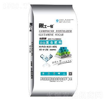 硫酸鉀型谷氨糖白鉆復(fù)合肥料15-4-26-根土一號(hào)-中農(nóng)化