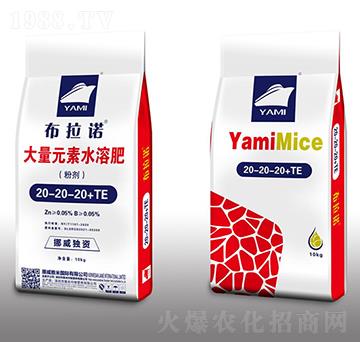 大量元素水溶肥20-20-20+TE-布拉諾-雅米農業(yè)