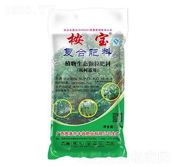 桉樹(shù)適用植物生態(tài)顆粒復(fù)合肥料16-6-8-桉寶-豐收肥業(yè)
