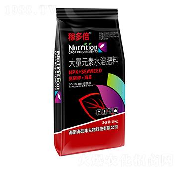 大量元素水溶肥料30-10-10+海藻酸-稼多倍-海潤豐